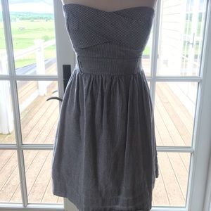 Strapless casual dress